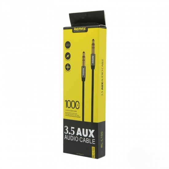 REMAX Audio Kabl AUX 3.5mm RL-L100 Black/Crni