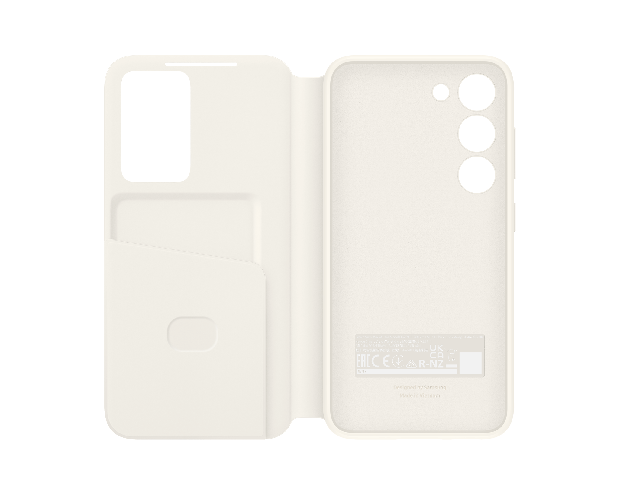SAMSUNG Smart View preklopna futrola za Galaxy S23 (EF-ZS911) White/Bela