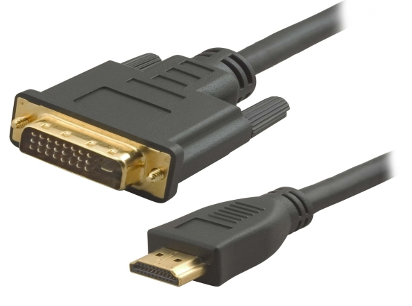 Kabl HDMI/M to DVI/M HDMI na Digital (24+1) 3m Black/Crni