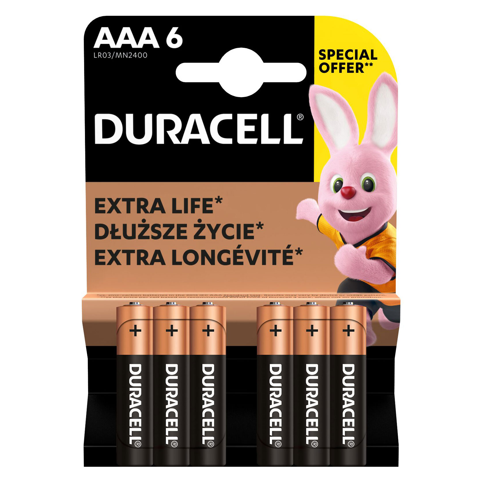 DURACELL Alkalne baterije AAA LR03/MN2400